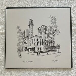 Eliza B. Askin Black and White Drawing